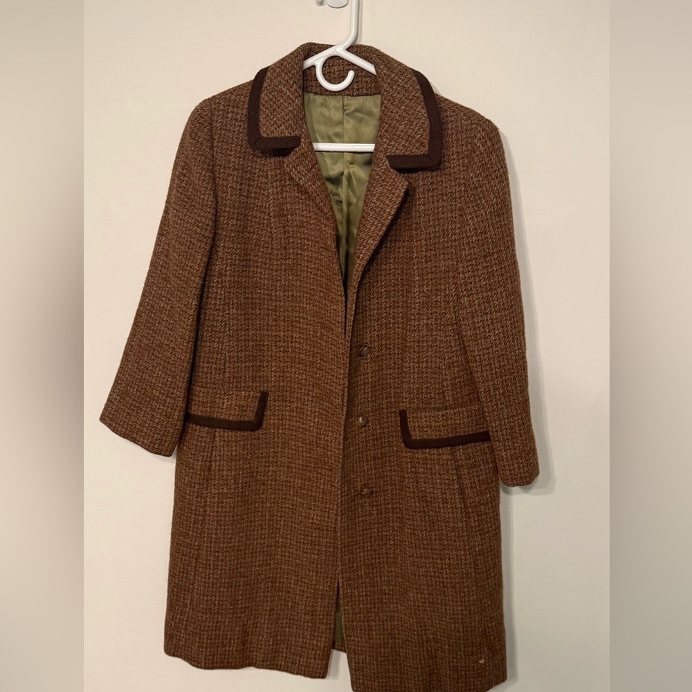 Elegant Brown Women's Trench Coat